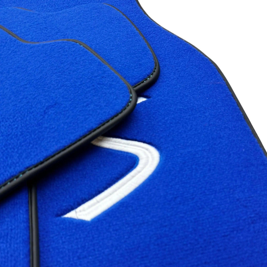 Blue Floor Mats for Mini Countryman F60 Hybrid (2020-2023) - AutoWin