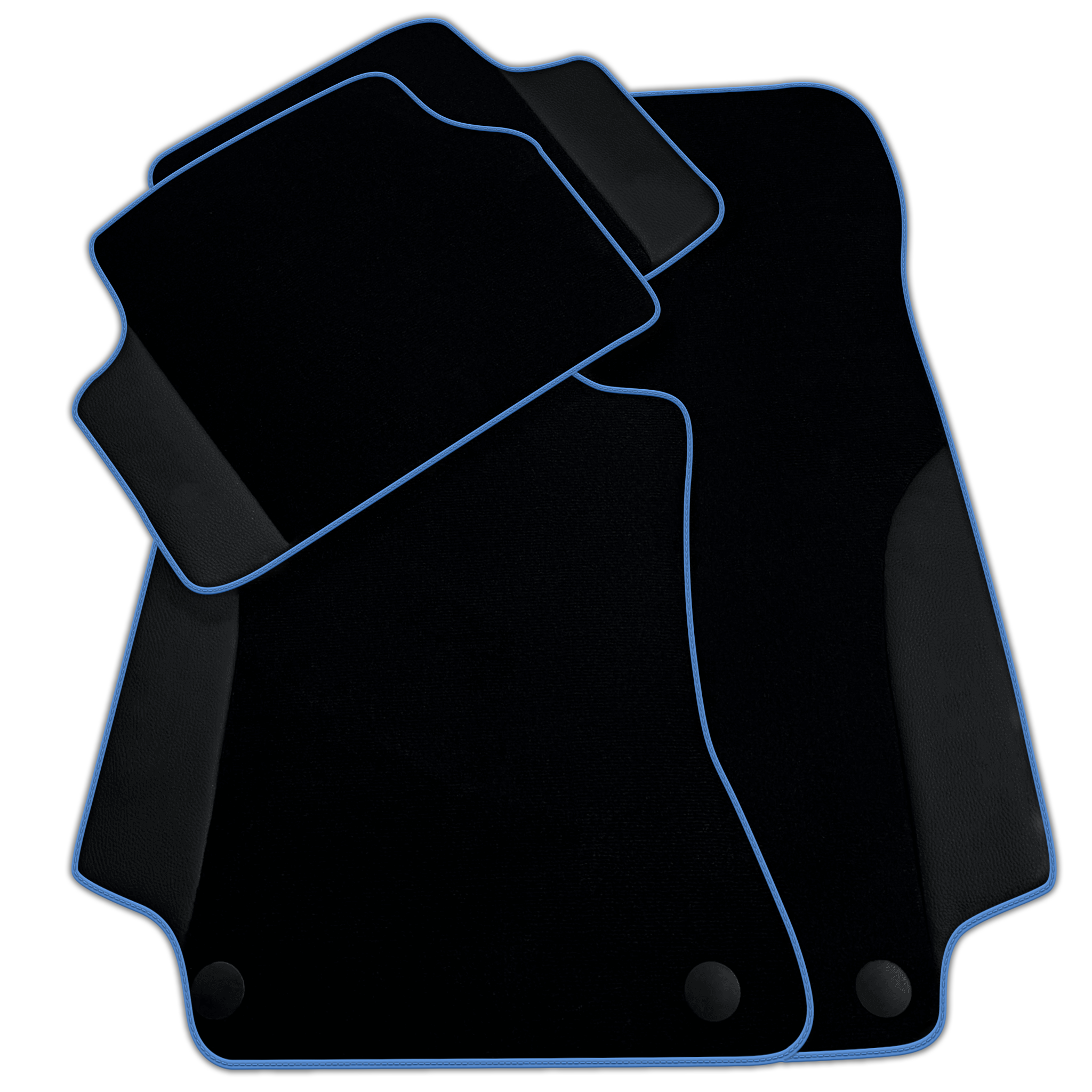 Customizable Black Floor Mats For Mercedes Benz C-Class C205 Coupe (2015-2018)