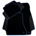 Customizable Black Floor Mats For Mercedes Benz C-Class W206 Sedan (2021-2023) Hybrid | Various Trim Colors