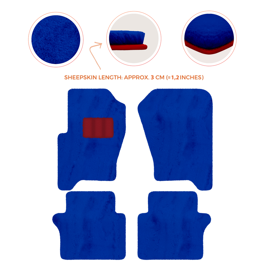Luxury Sheepskin Floor Mats for Your Range Rover Sport 2005-2010