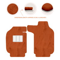 Luxury Sheepskin Floor Mats for Porsche 911 - 992 (2019-2026)