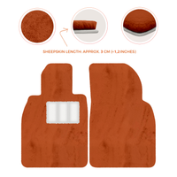 Premium Sheepskin Floor Mats for Porsche Cayenne (2018-2023)