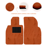 Premium Sheepskin Floor Mats for Porsche Cayenne (2018-2023)
