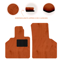 Premium Sheepskin Floor Mats for Lamborghini Aventador (2012-2022)