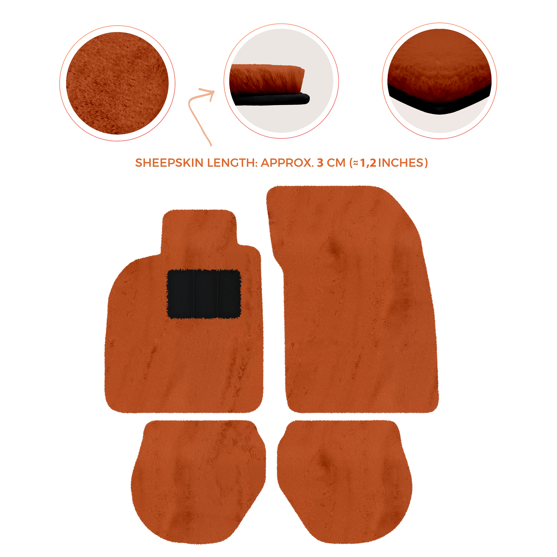 Black Floor Mats for Porsche 911 - 993 (1994-1998) - AutoWin