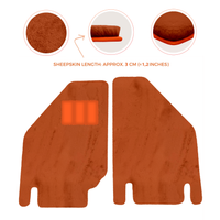 Premium Sheepskin Floor Mats for Ferrari Purosangue (2023-2024)