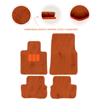 Premium Sheepskin Floor Mats for Rolls-Royce Shadow (1965-1977)