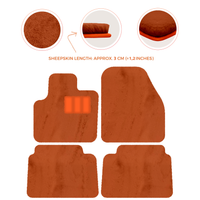 Luxury Sheepskin Floor Mats for Land Rover Discovery Sport (2015-2019)