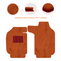 Luxury Sheepskin Floor Mats for Porsche 911 - 992 (2019-2026)