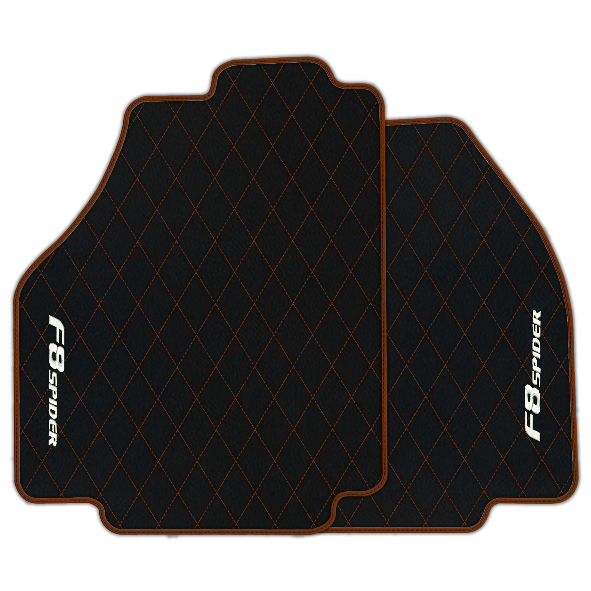 Premium Black Leather Floor Mats for Ferrari 456 (1992-2003)