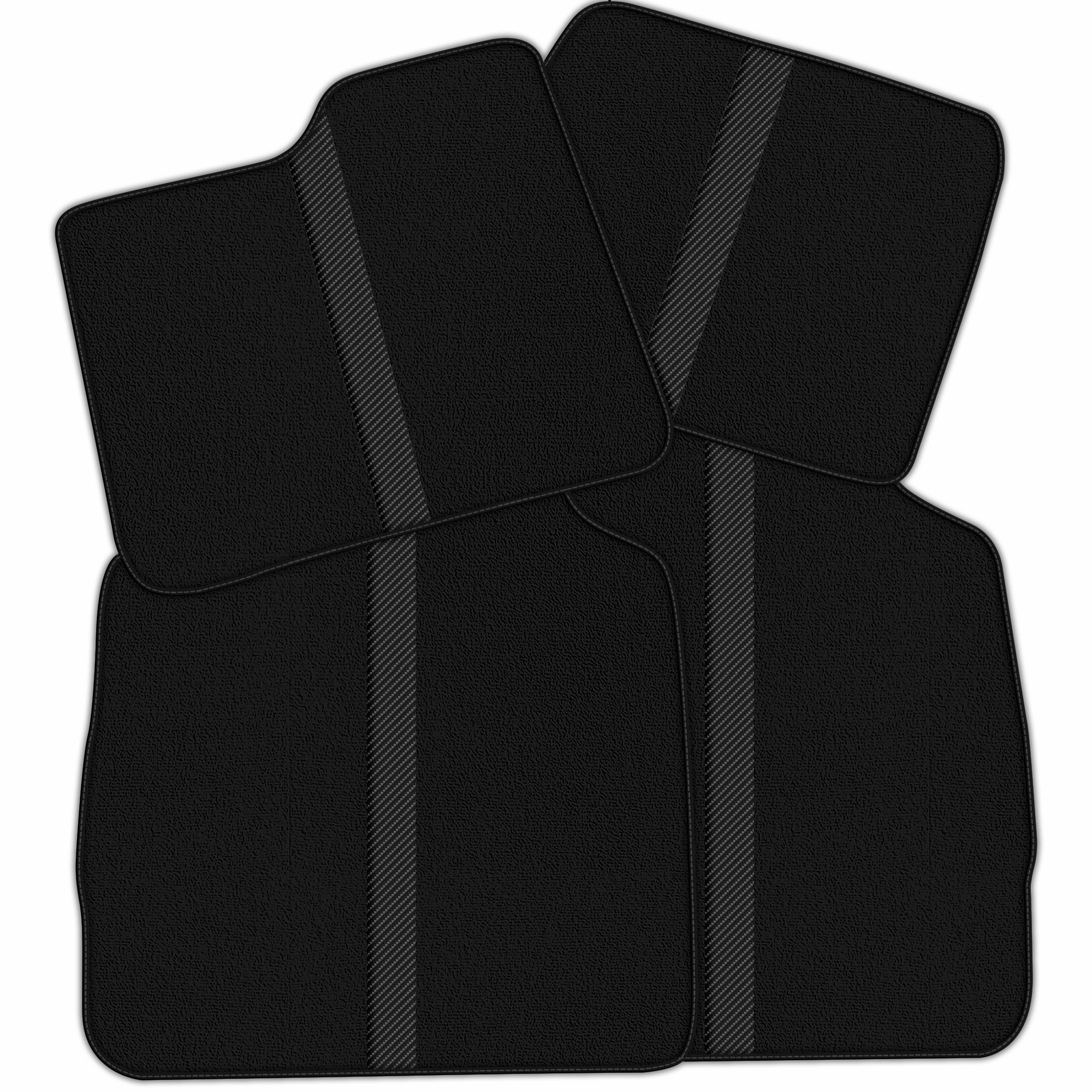 Premium Custom Black Floor Mats for Ferrari Portofino 2018-2023