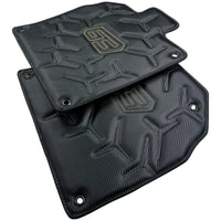 Carbon Leather Floor Mats for Lamborghini Aventador SVJ 63 Edition - AutoWin