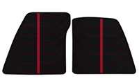 Black Leather Floor Mats for Ferrari 849 Testarossa (2026-2027)
