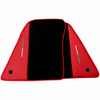 Black Floor Mats for Ferrari 849 Testarossa (2026-2027) with Custom Leather