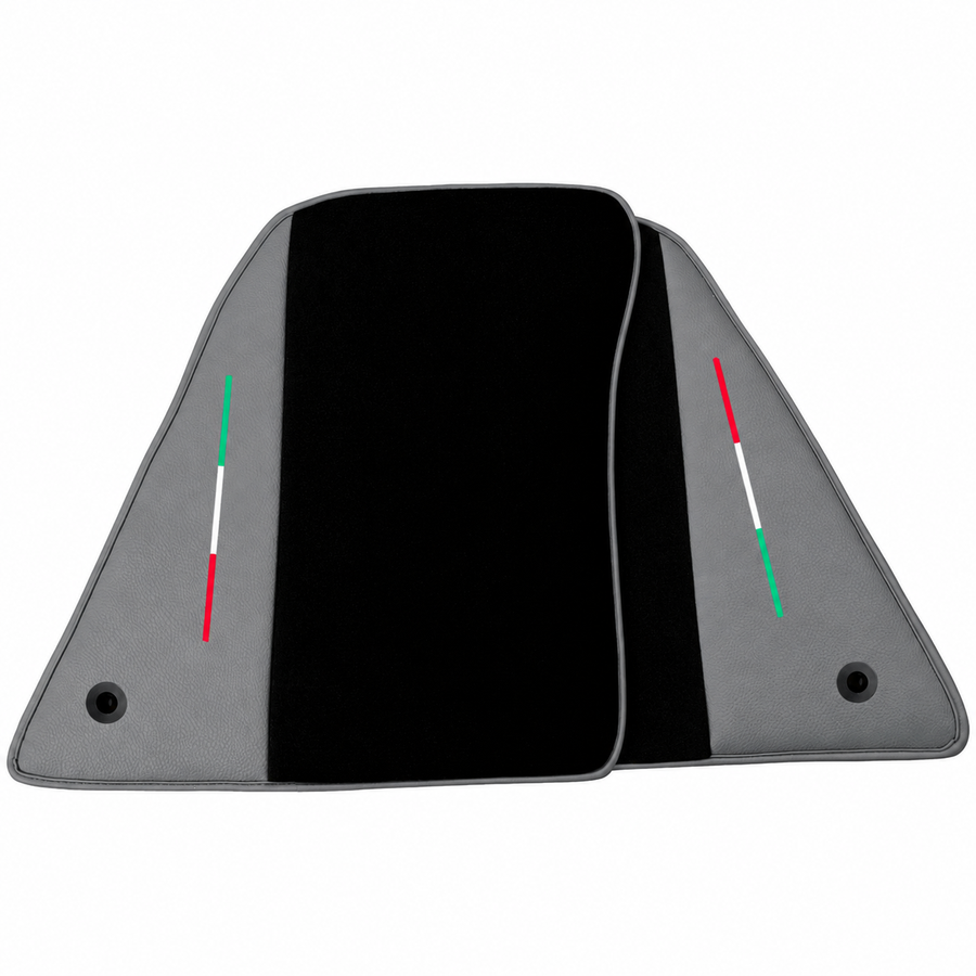 Black Floor Mats for Ferrari 849 Testarossa (2026-2027) with Custom Leather