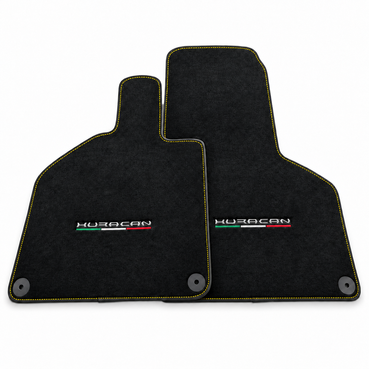 Carbon Fiber Black Floor Mats for Lamborghini Huracan STO