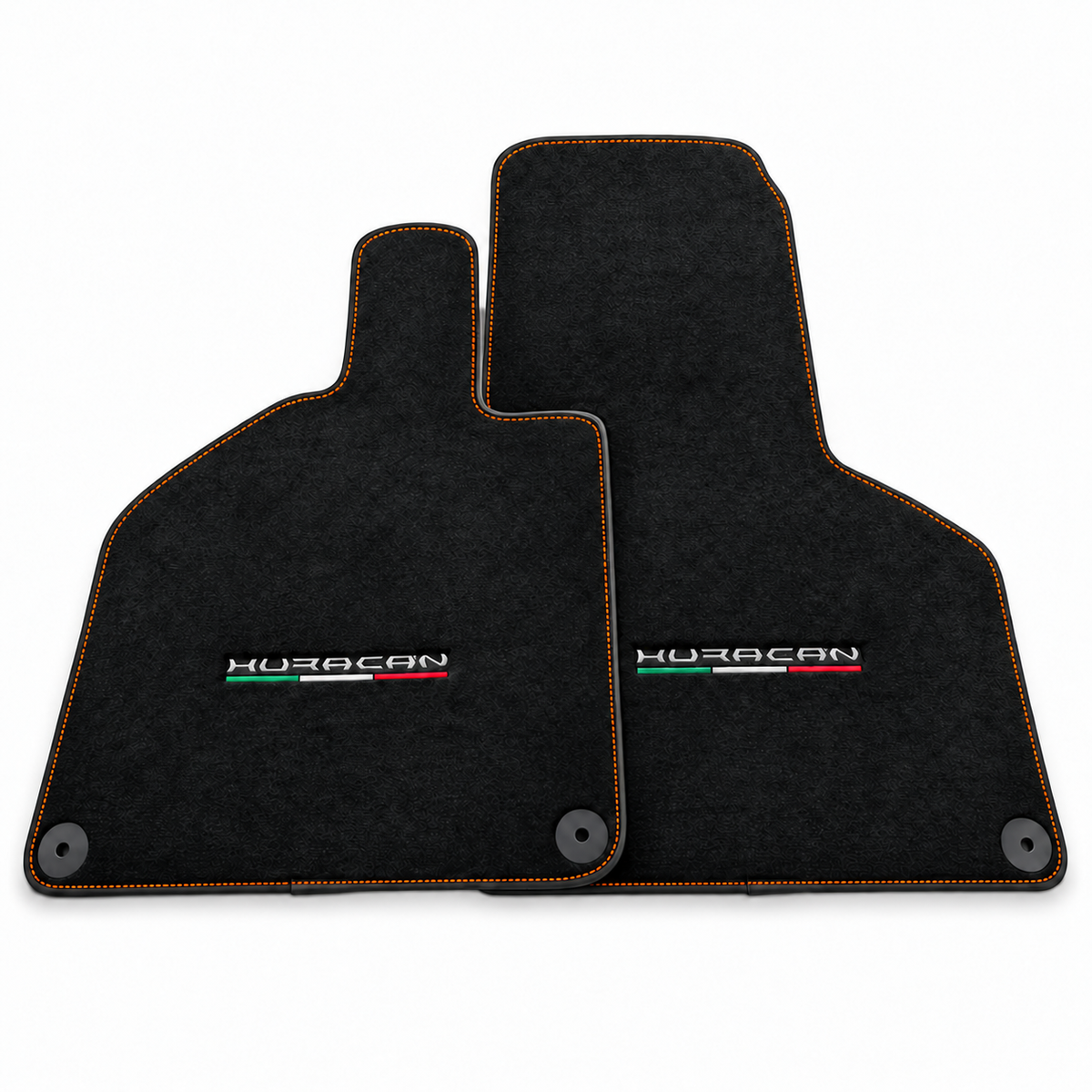 Carbon Fiber Black Floor Mats for Lamborghini Huracan STO