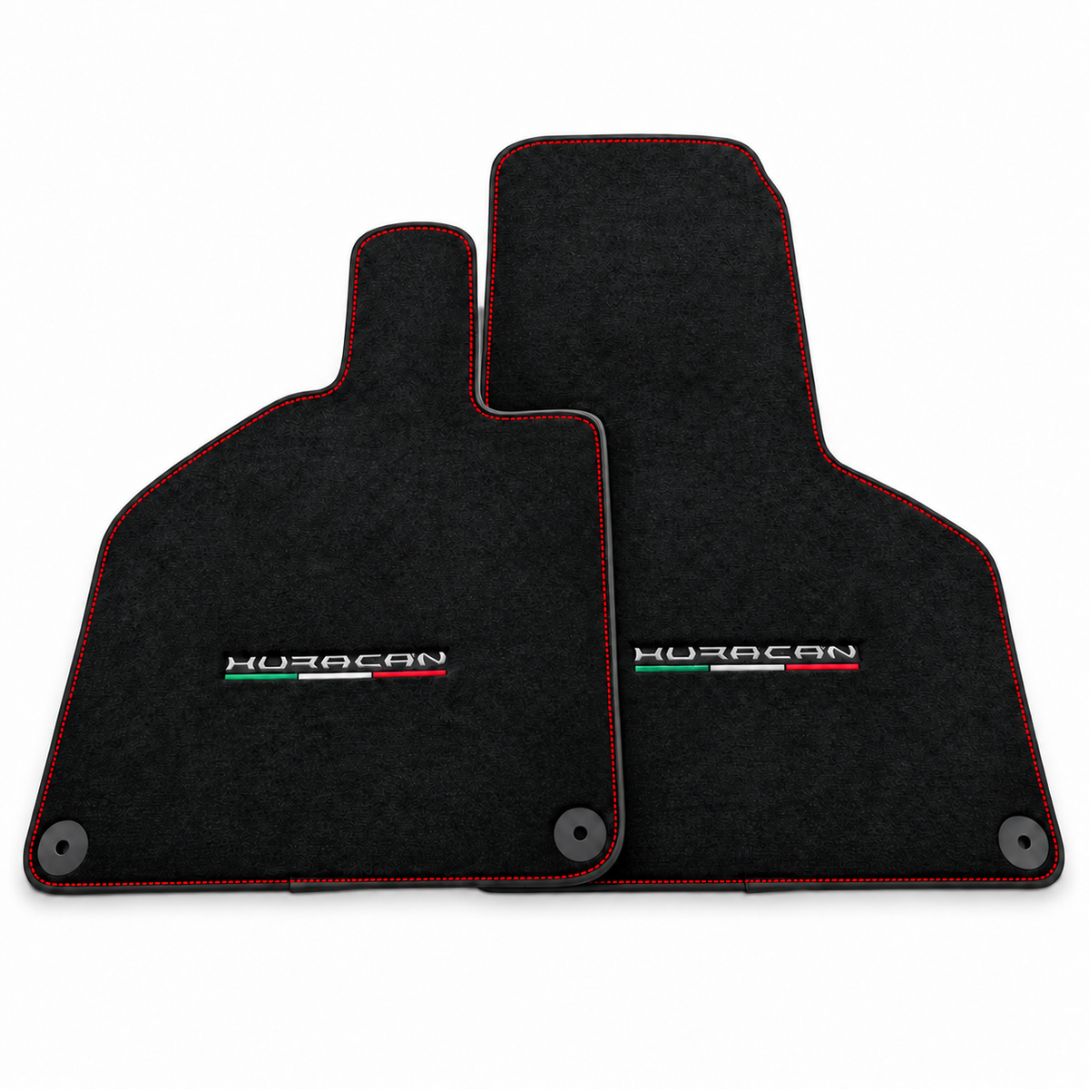 Carbon Fiber Black Floor Mats for Lamborghini Huracan STO
