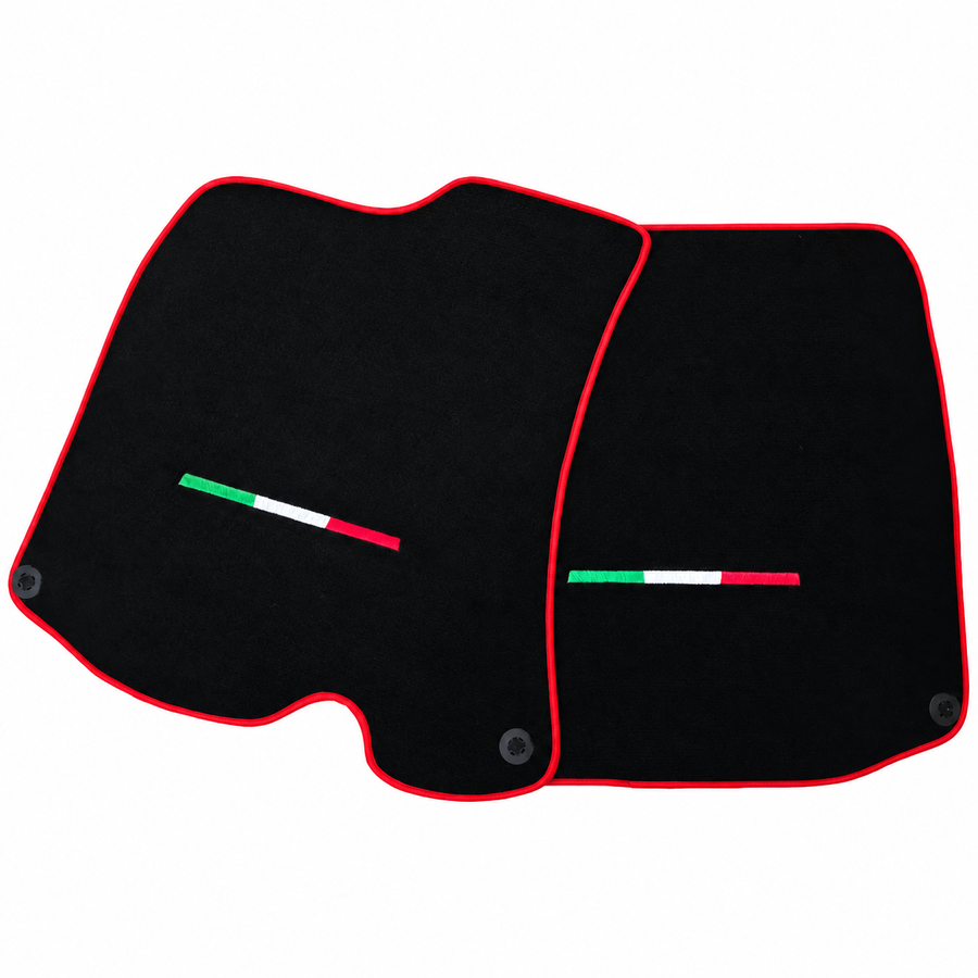 Black Floor Mats for Ferrari Amalfi (2025-2027) Italian Edition