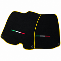 Black Floor Mats for Ferrari Amalfi (2025-2027) Italian Edition