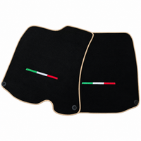 Black Floor Mats for Ferrari Amalfi (2025-2027) Italian Edition
