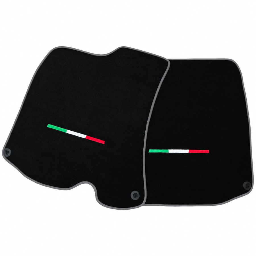 Black Floor Mats for Ferrari Amalfi (2025-2027) Italian Edition
