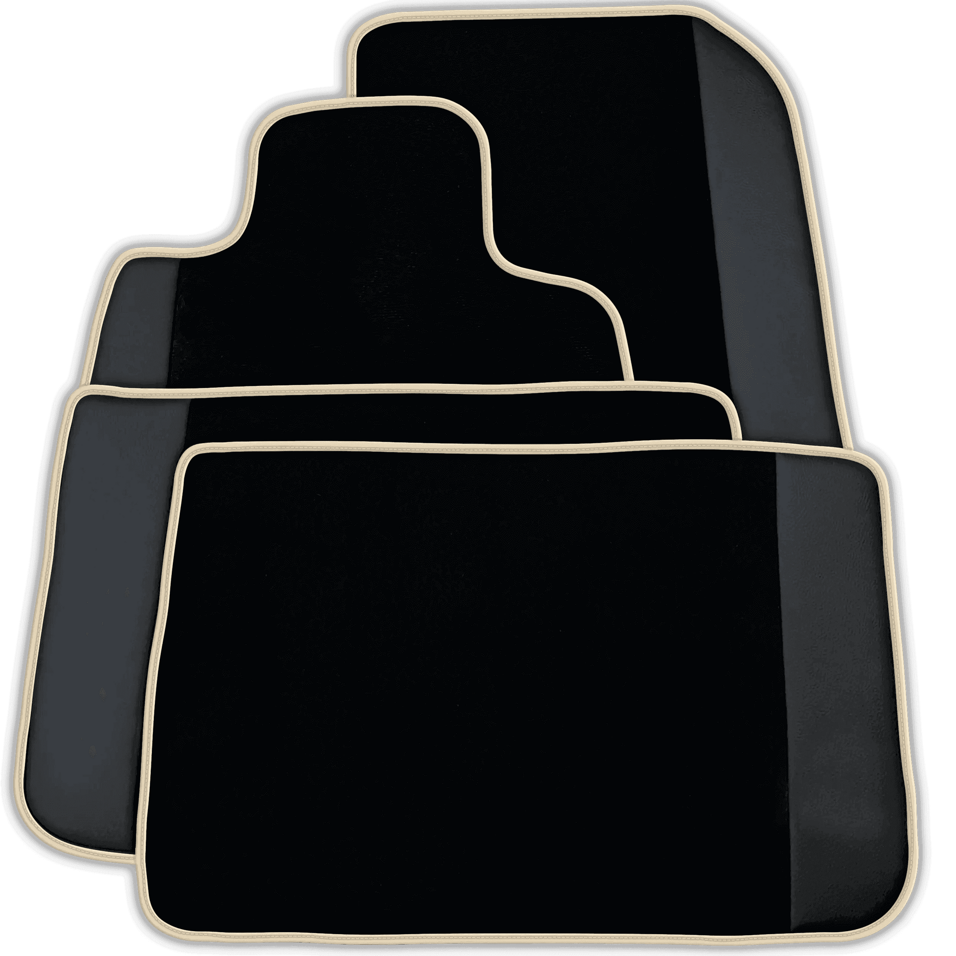 Custom Black Floor Mats for Rolls Royce Spectre (2023-2024) Various Trim Colors