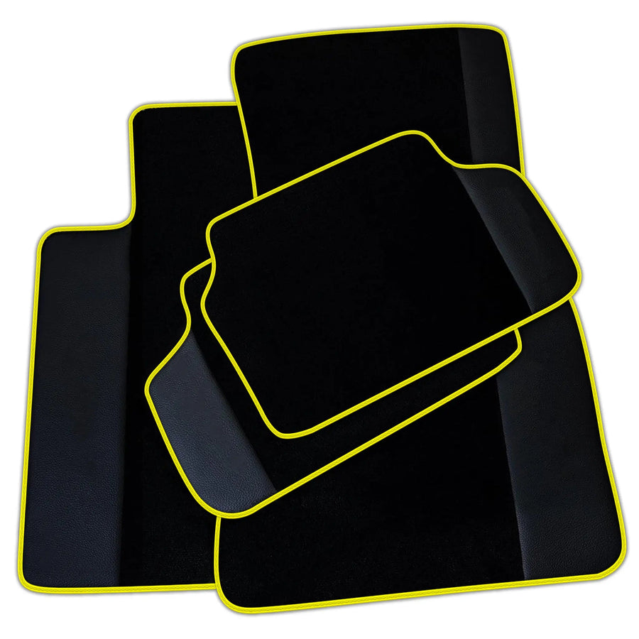Customizable Black Mats For BMW M3 G81 Touring (2022-2026) With Leather