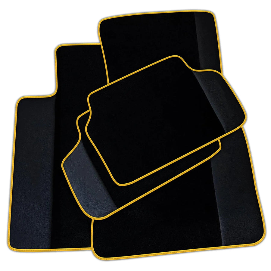 Customizable Black Mats For BMW 1 Series F70 With Leather