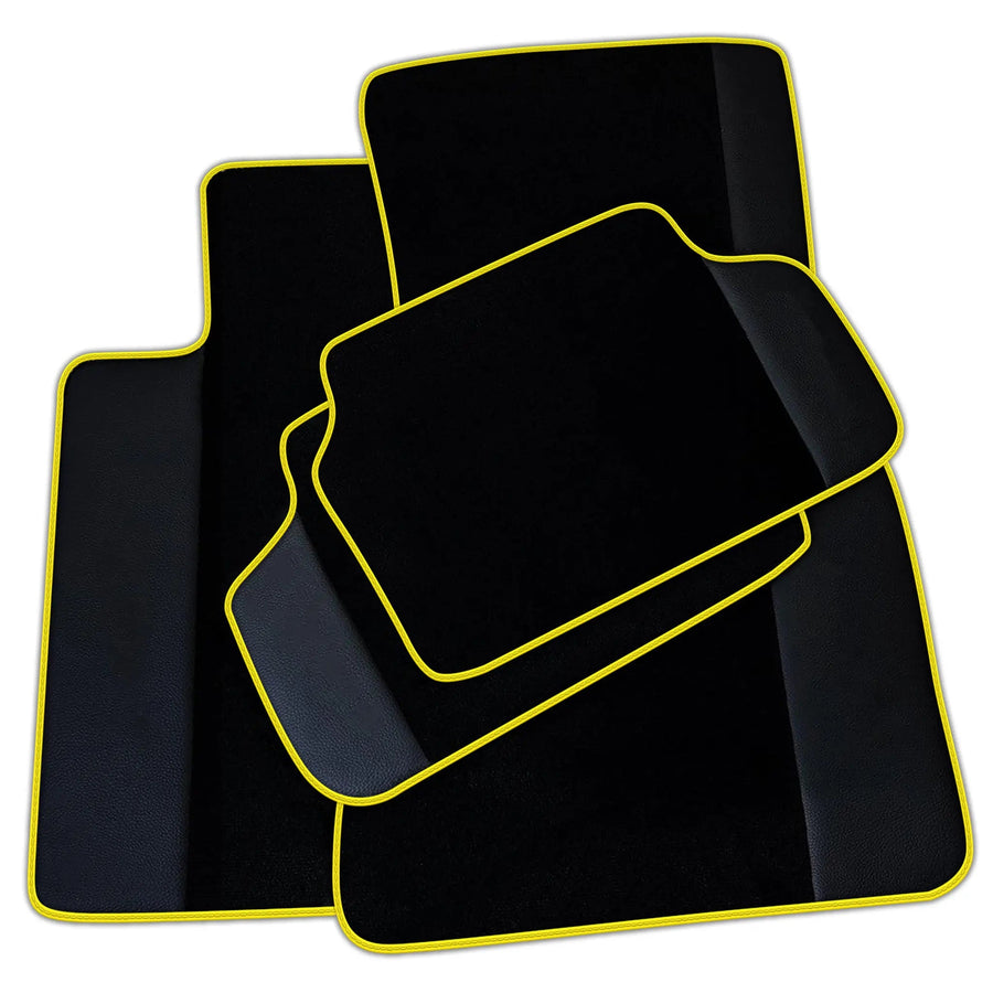 Customizable Black Mats For BMW 1 Series F70 With Leather