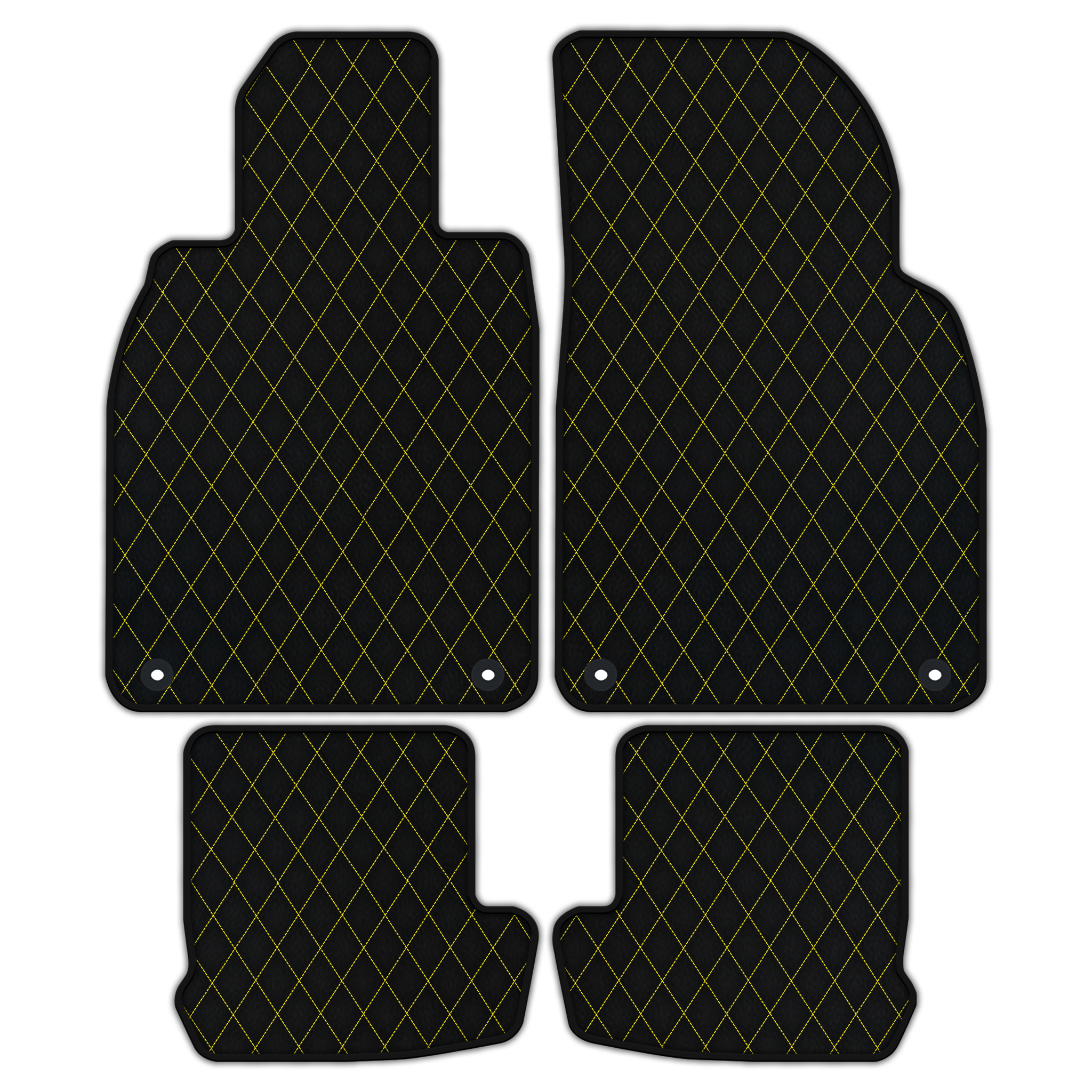 Custom Triangle Leather Floor Mats for Porsche 991 (2012-2019)