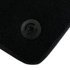 Black Floor Mats For Ferrari 612 Scaglietti 2005-2011 Italian Edition with Leather - AutoWin