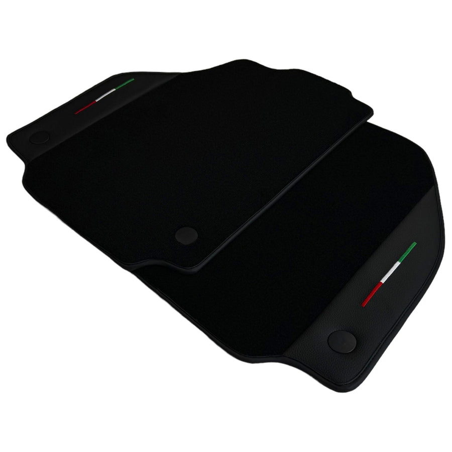 Black Floor Mats for Ferrari 488 Pista Spider 2019-2021  - AutoWin