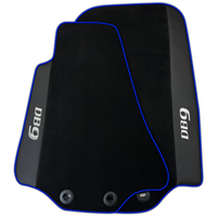 Black Floor Mats for Aston Martin DB9 Volante (2004-2016) Convertible with Leather