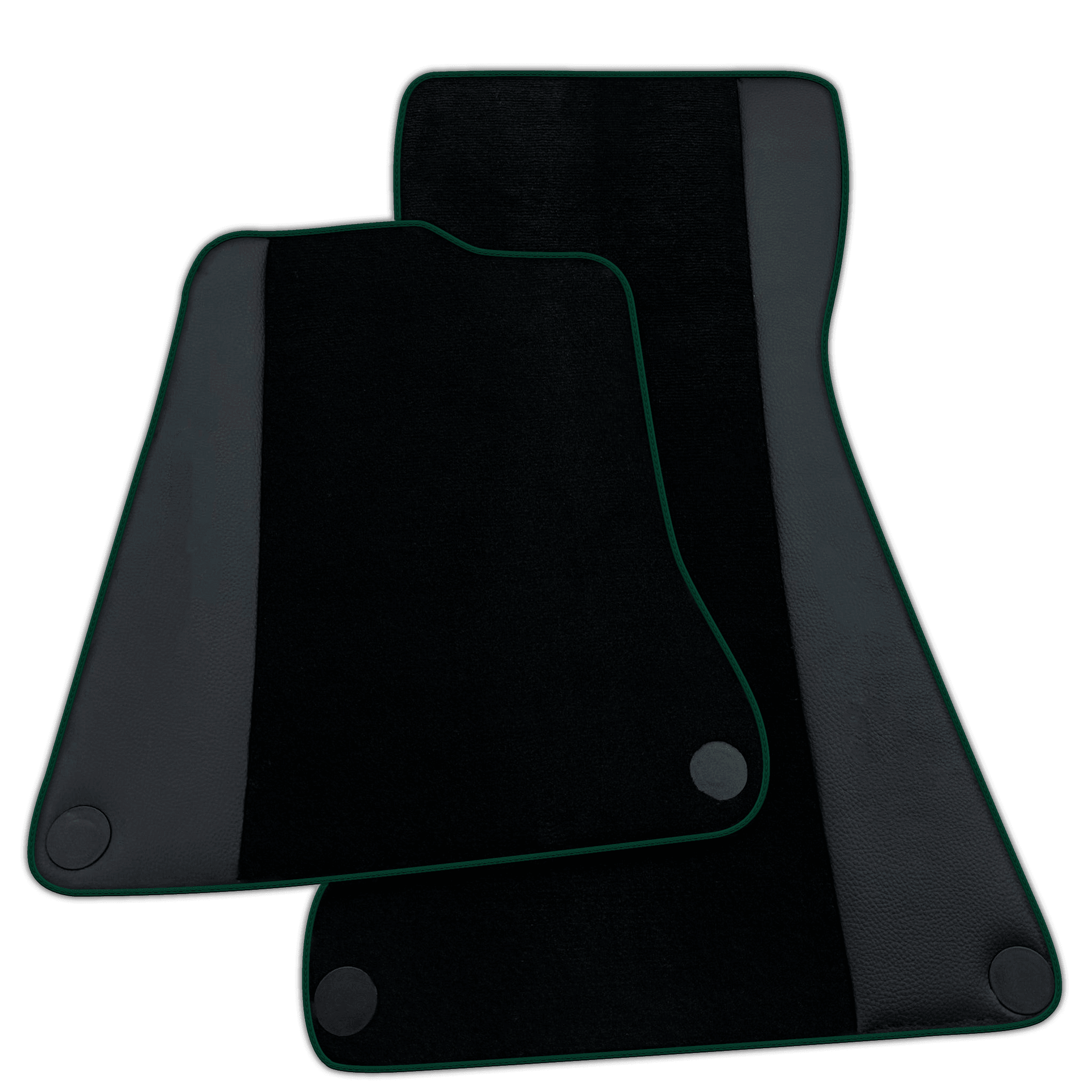 Black Floor Mats for McLaren 570S (2015-2021) with Leather
