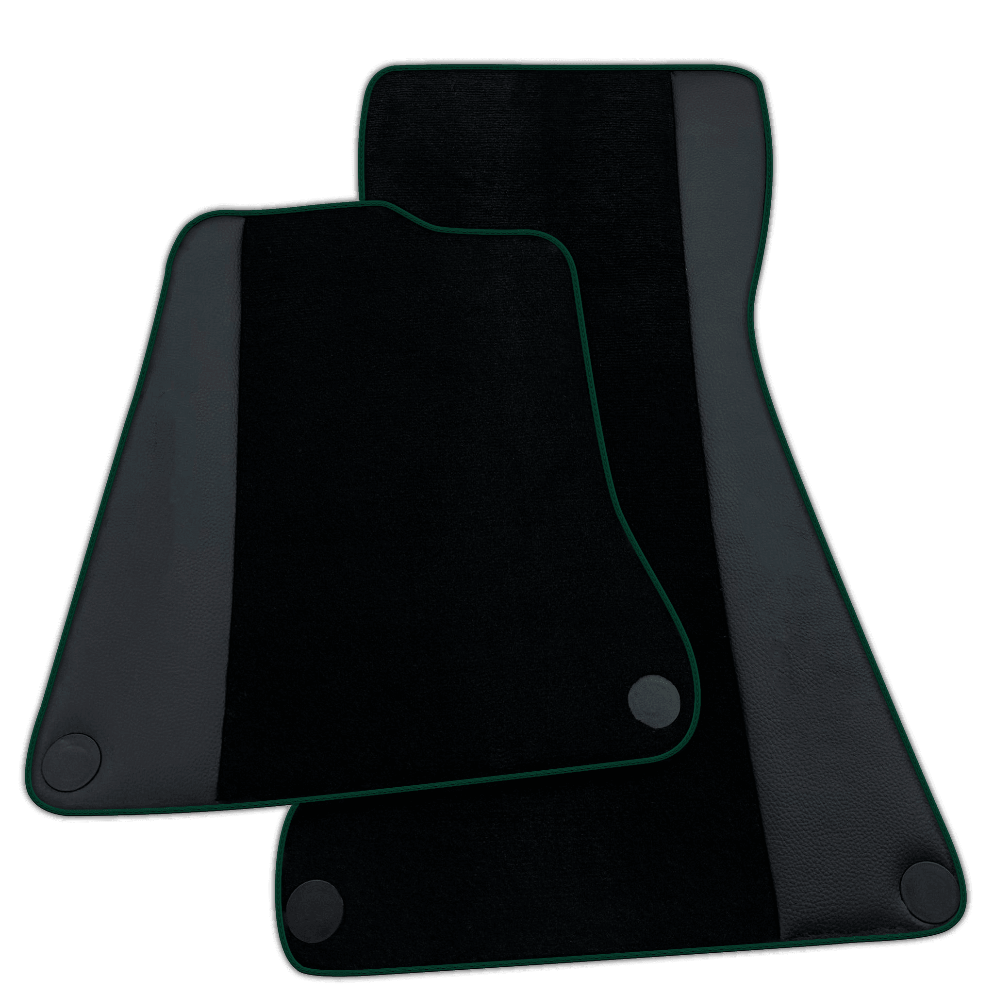 Black Floor Mats for McLaren 570S (2015-2021) with Leather