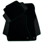 Customizable Black Floor Mats For Mercedes Benz C-Class C205 Coupe (2015-2018)