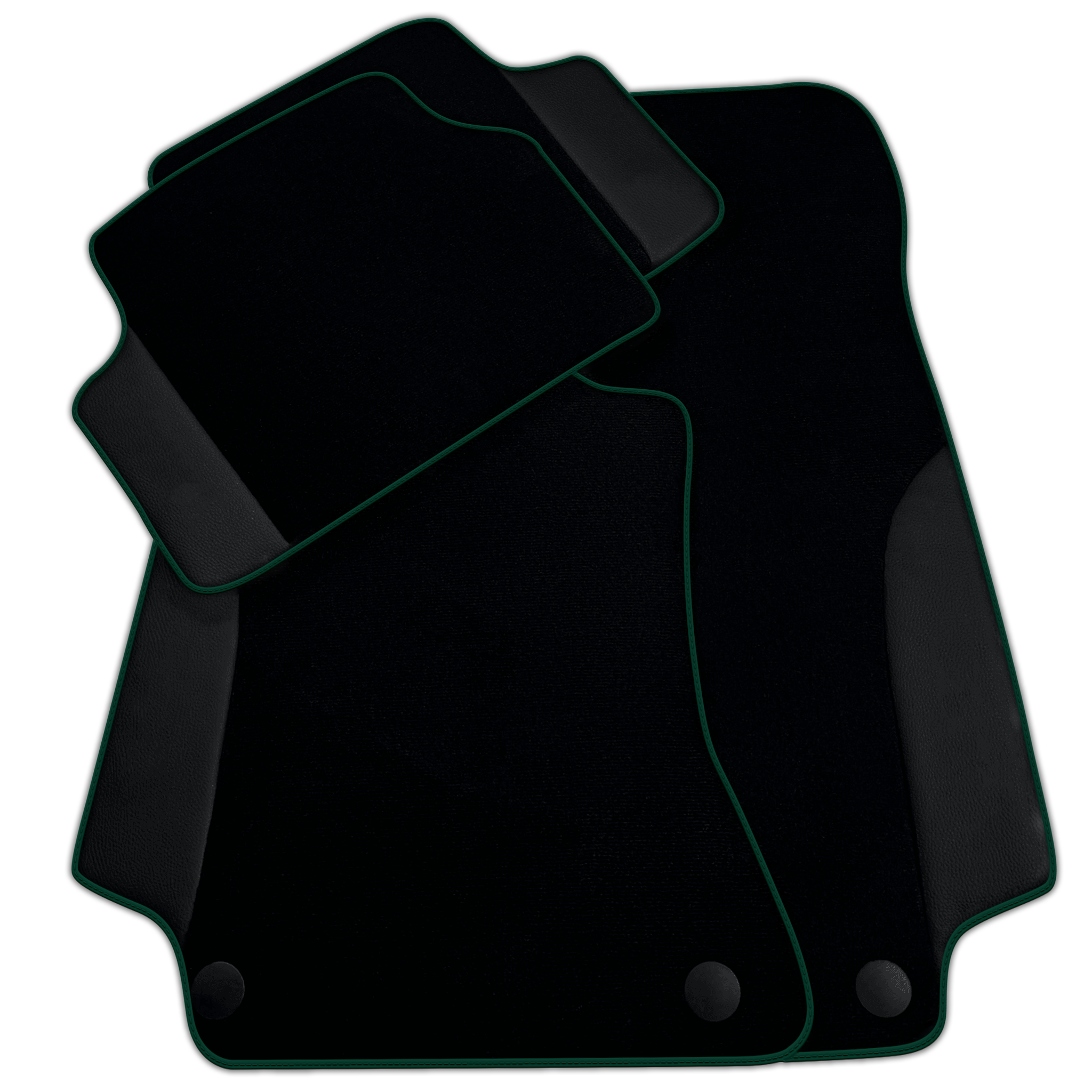 Customizable Black Floor Mats For Mercedes Benz C-Class C205 Coupe (2015-2018)