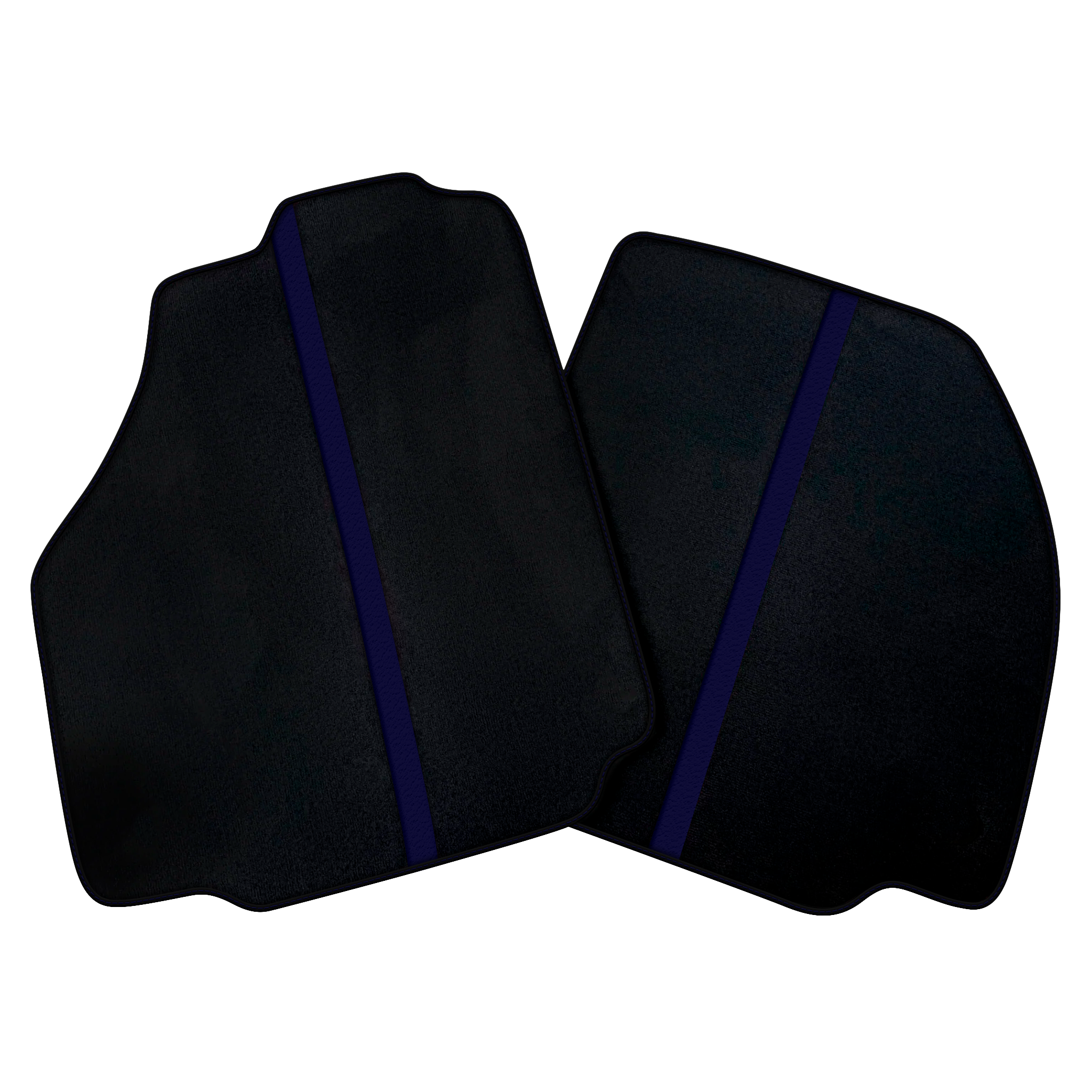 Black Car Floor Mats with Red Leather Line for Ferrari 488 Spider (2016-2022)