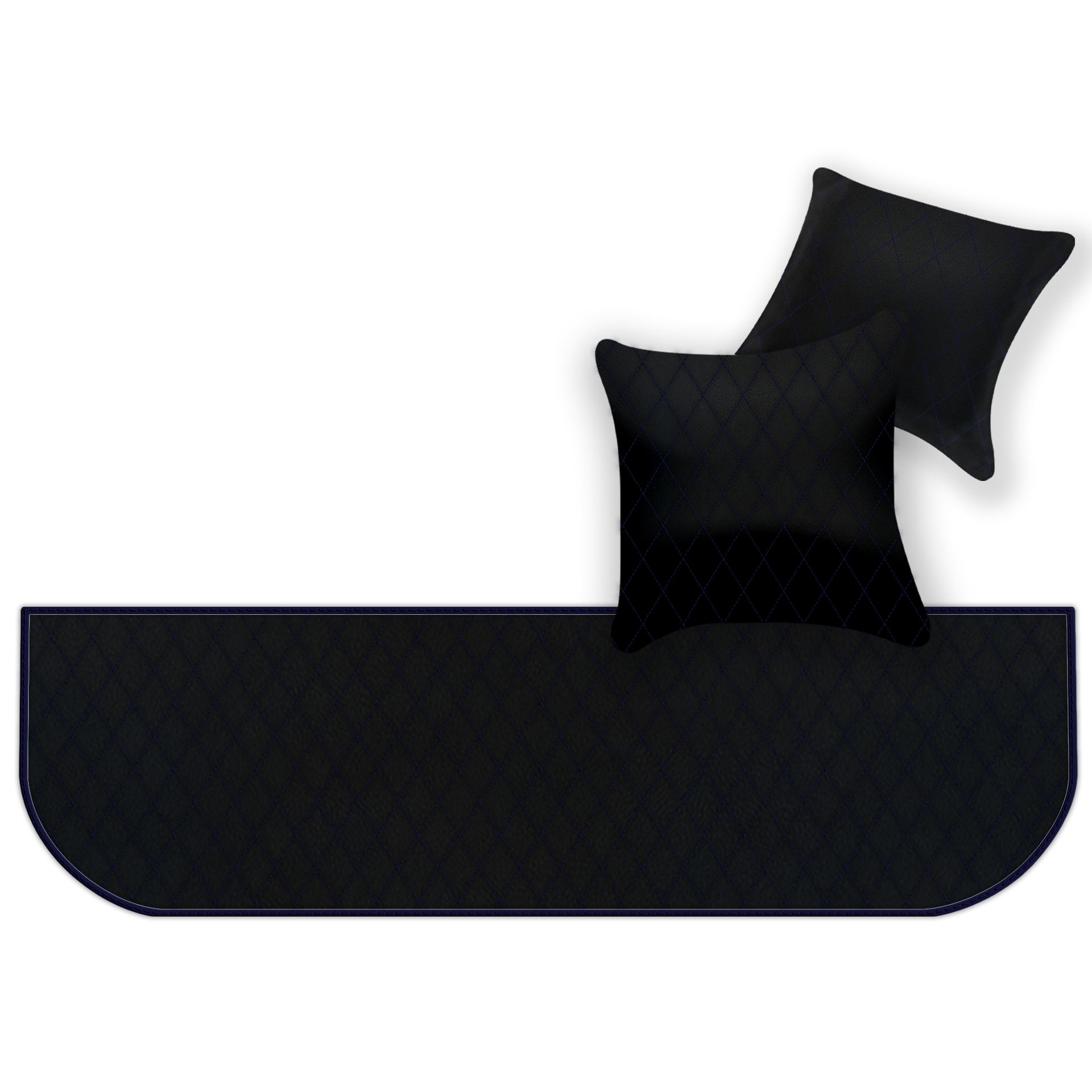 Customizable Floor Mats From Carpet With Leather for Ferrari 550 Maranello (1996-2002) - AutoWin