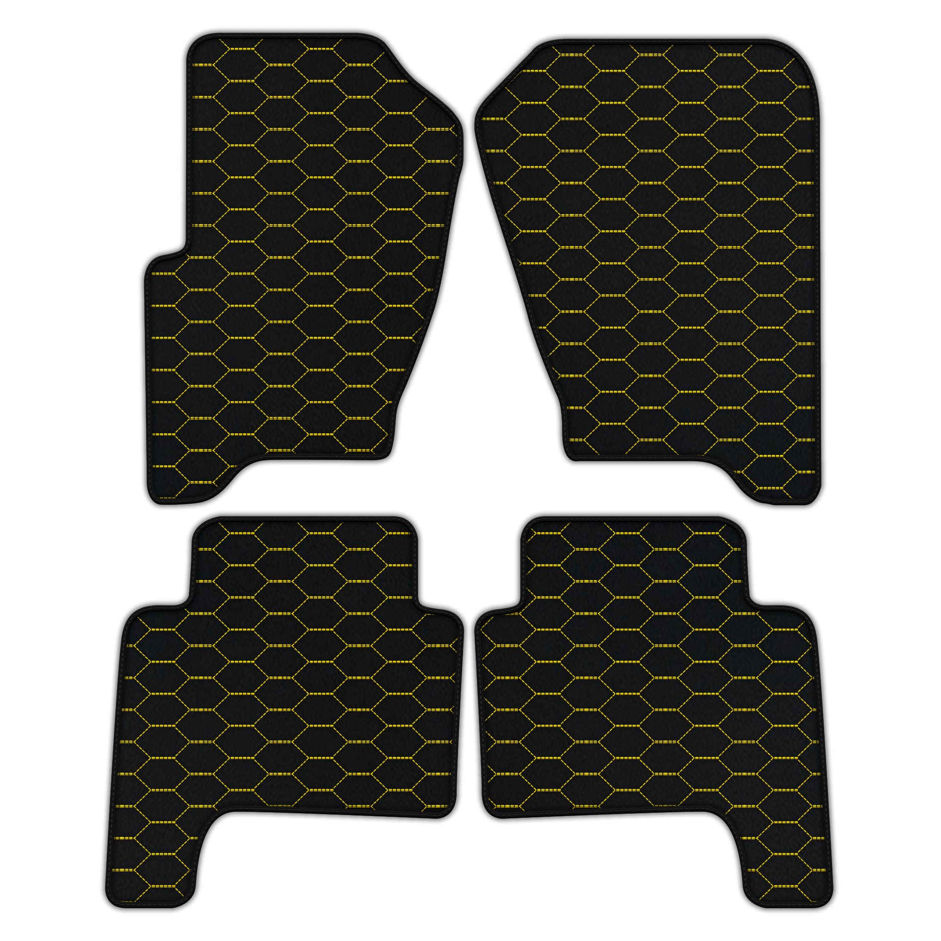 Custom Leather Mats for Porsche Macan (2024-2026) - Divario Pattern