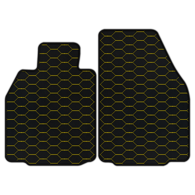 Customizable Leather Floor Mats with Divario Pattern for Porsche 911 GT3 RS (997) 2006–2011