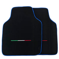Floor Mats for Ferrari Purosangue with Blue Trim | Italian Edition - AutoWin