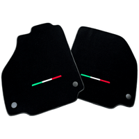 Floor Mats for Ferrari 488 GTB (2015-2022) Italian Edition | Black Trim - AutoWin