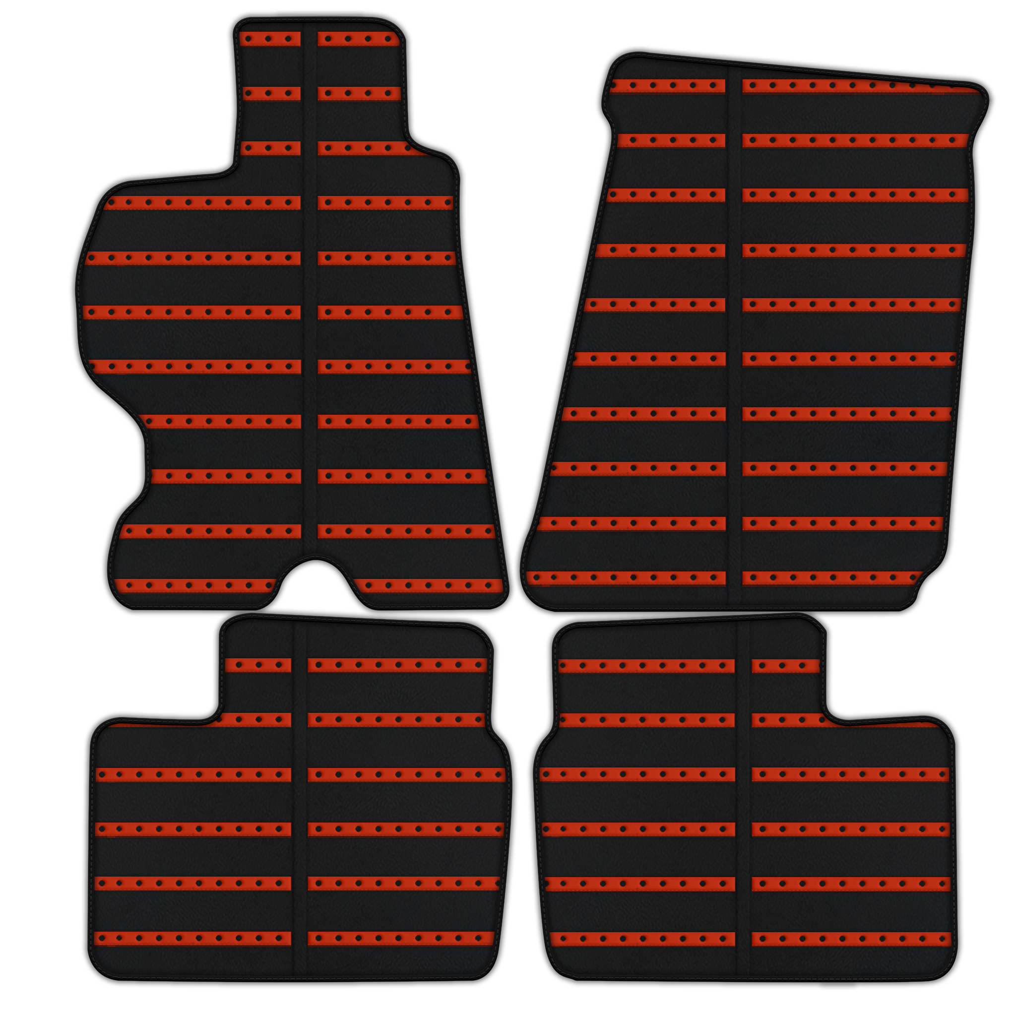 Custom Daytona Leather Floor Mats for Ferrari 296 GTB (2022-2025)
