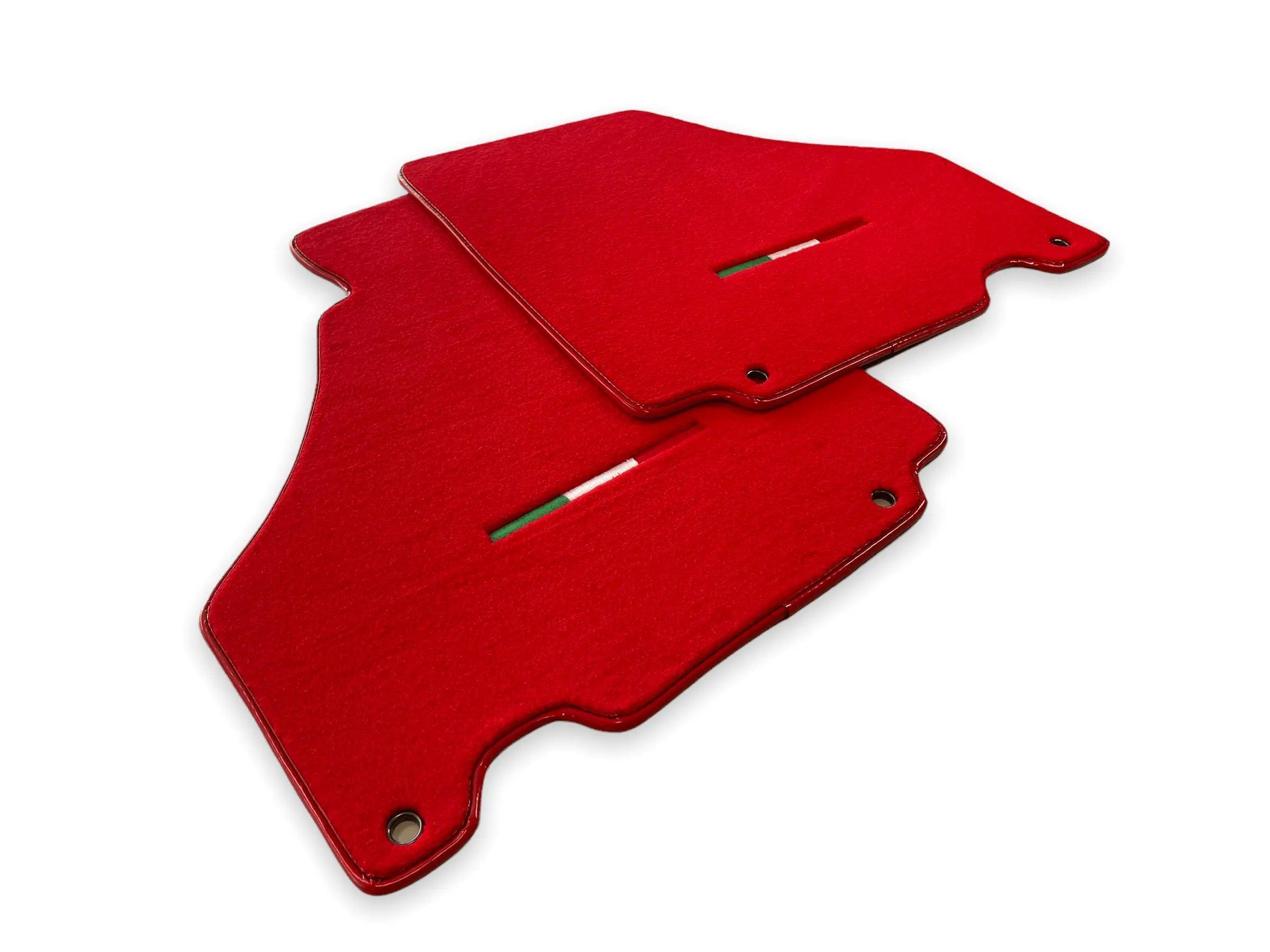 Floor Mats For Ferrari 360 Modena 1999-2005 Red Autowin Brand Italian Edition - AutoWin