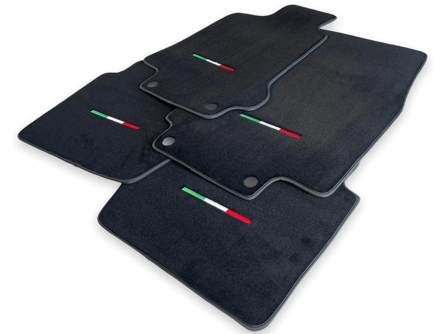 Floor Mats For Maserati GranTurismo MC Stradale (2011-2015) Black IT Edition - AutoWin