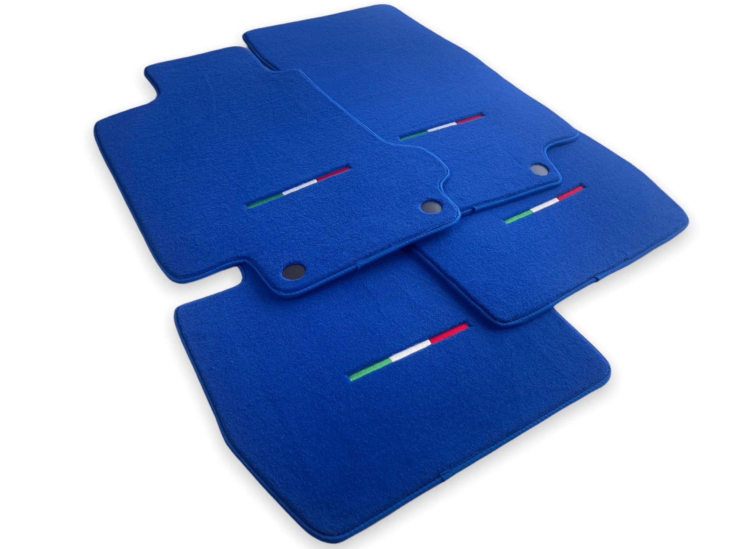 Floor Mats For Maserati GranTurismo MC (2009-2010) Blue IT Edition - AutoWin