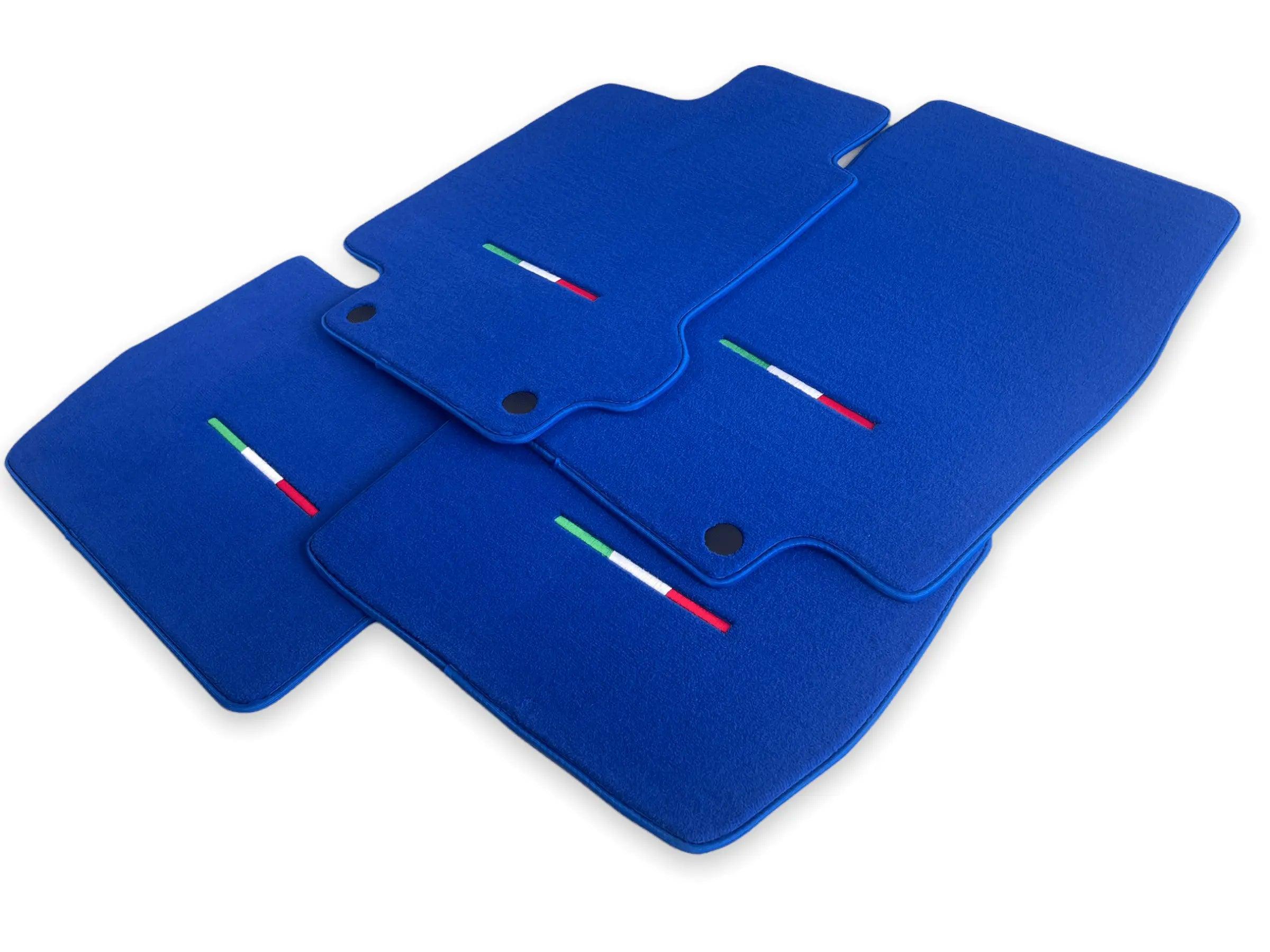Floor Mats For Maserati GranTurismo MC (2009-2010) Blue IT Edition - AutoWin