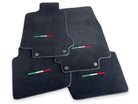 Floor Mats For Maserati GranTurismo S (2008-2012) Black IT Edition - AutoWin